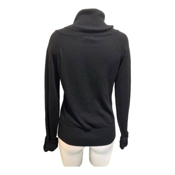 Banana Republic Wool Cashmere Turtleneck Sweater Size Medium - Picture 2 of 9